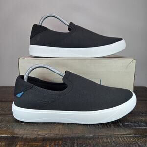 Vessi Boardwalk Slip On Womens Size 10 Waterproof Shoes Sneakers Boulder Black